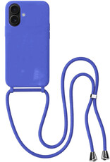 BASEY. BASEY. iPhone 17 Hoesje met Koord - Fel Blauw