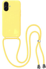 BASEY. BASEY. iPhone 17 Hoesje met Koord - Geel