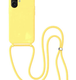 BASEY. BASEY. iPhone 17 Hoesje met Koord - Geel