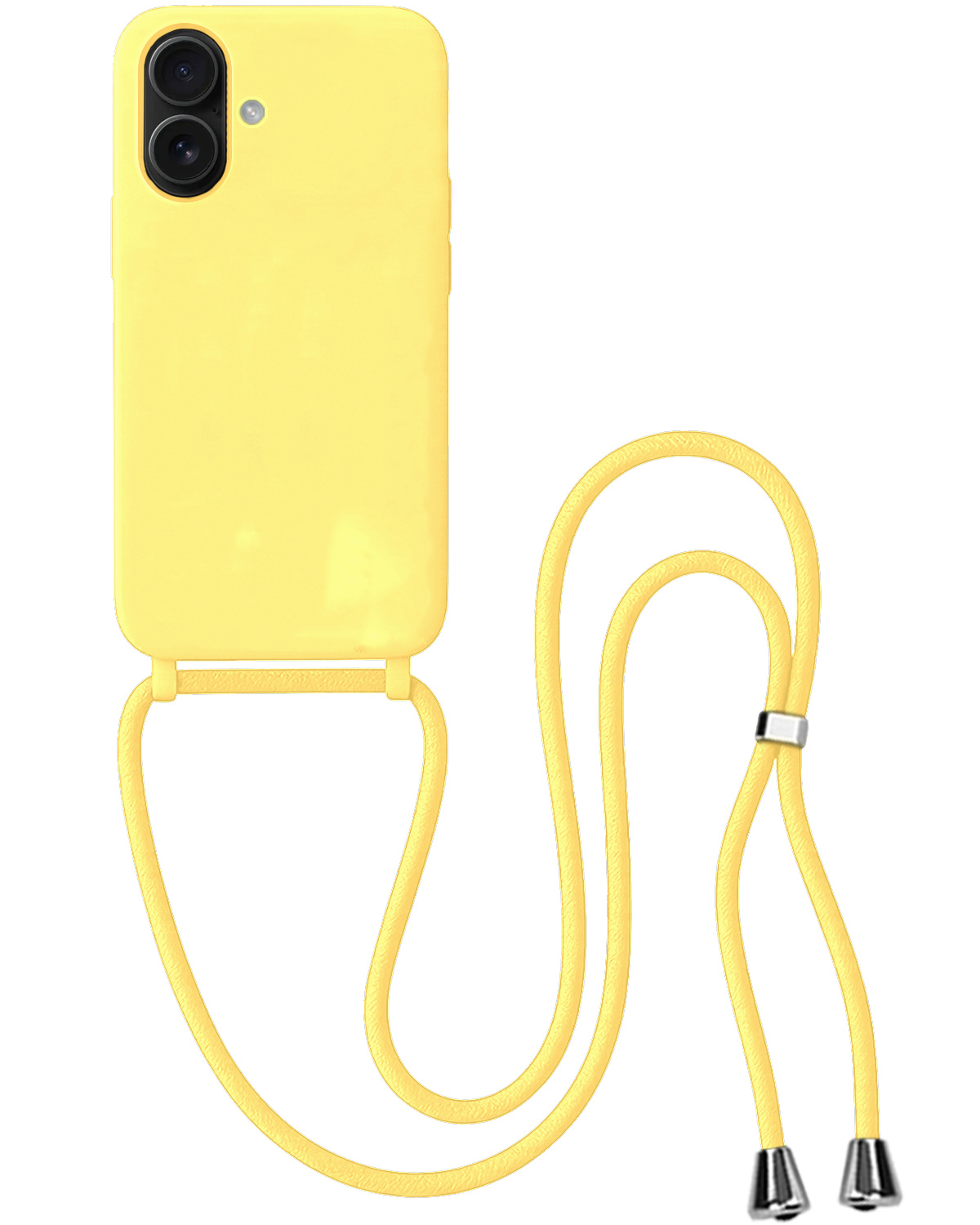 BASEY. BASEY. iPhone 17 Hoesje met Koord - Geel