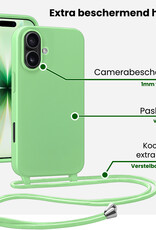 BASEY. BASEY. iPhone 17 Hoesje met Koord - Groen - 2 PACK