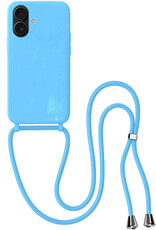 BASEY. BASEY. iPhone 17 Hoesje met Koord - Lichtblauw