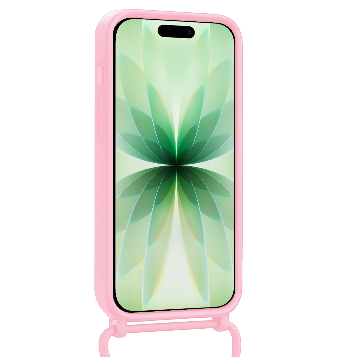 BASEY. BASEY. iPhone 17 Hoesje met Koord - Lichtroze - 2 PACK