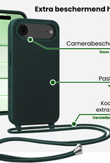 BASEY. BASEY. iPhone Air Hoesje met Koord - Donkergroen - 2 PACK