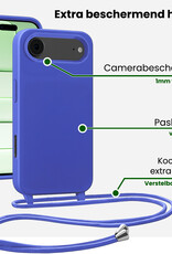 BASEY. BASEY. iPhone Air Hoesje met Koord - Fel Blauw