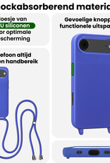 BASEY. BASEY. iPhone Air Hoesje met Koord - Fel Blauw