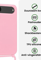 BASEY. BASEY. iPhone Air Hoesje met Koord - Lichtroze