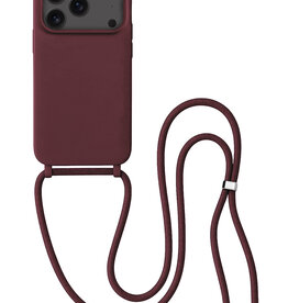 BASEY. BASEY. iPhone 17 Pro Hoesje met Koord - Aubergine