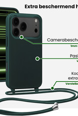 BASEY. BASEY. iPhone 17 Pro Hoesje met Koord - Donkergroen - 2 PACK