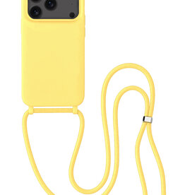 BASEY. BASEY. iPhone 17 Pro Hoesje met Koord - Geel