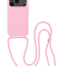 BASEY. BASEY. iPhone 17 Pro Hoesje met Koord - Lichtroze