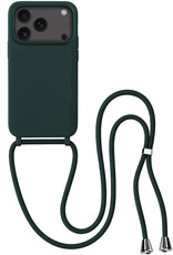 BASEY. BASEY. iPhone 17 Pro Max Hoesje met Koord - Donkergroen