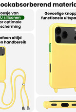 BASEY. BASEY. iPhone 17 Pro Max Hoesje met Koord - Geel - 2 PACK