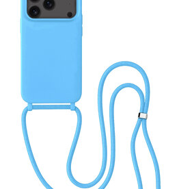BASEY. BASEY. iPhone 17 Pro Max Hoesje met Koord - Lichtblauw