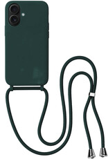 BASEY. BASEY. iPhone 17 Hoesje met Koord - Donkergroen