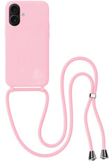 BASEY. BASEY. iPhone 17 Hoesje met Koord - Lichtroze