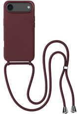 BASEY. BASEY. iPhone Air Hoesje met Koord - Aubergine
