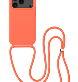 BASEY. BASEY. iPhone 17 Pro Max Hoesje met Koord - Papaya