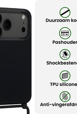 BASEY. BASEY. iPhone 17 Pro Max Hoesje met Koord - Zwart