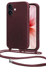 NoXx NoXx iPhone 17 Hoesje met Koord - Aubergine