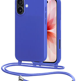 NoXx NoXx iPhone 17 Hoesje met Koord - Fel Blauw