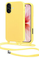 NoXx NoXx iPhone 17 Hoesje met Koord - Geel