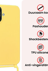 NoXx NoXx iPhone 17 Hoesje met Koord - Geel