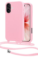 NoXx NoXx iPhone 17 Hoesje met Koord - Lichtroze