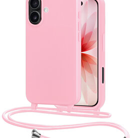 NoXx NoXx iPhone 17 Hoesje met Koord - Lichtroze