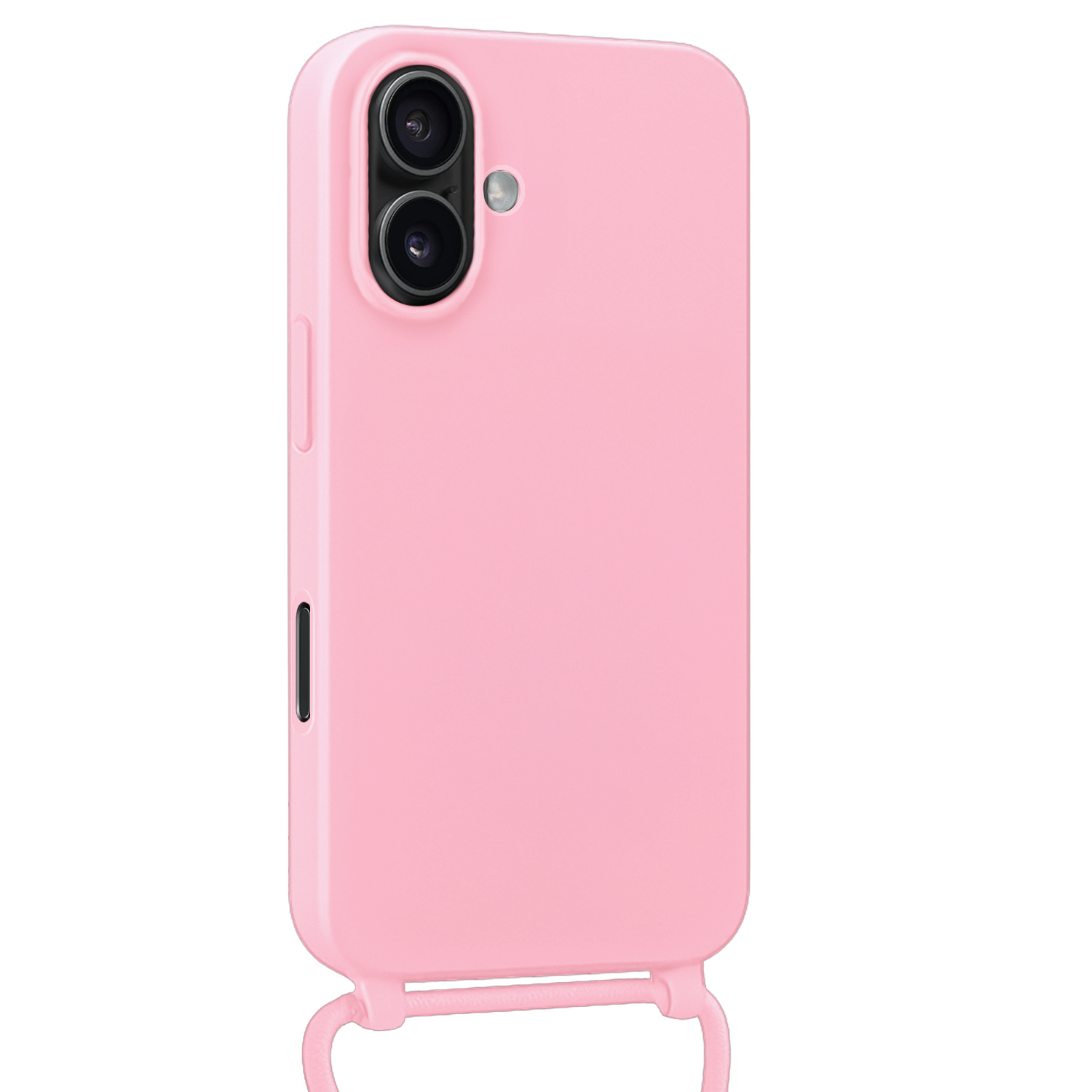 NoXx NoXx iPhone 17 Hoesje met Koord - Lichtroze