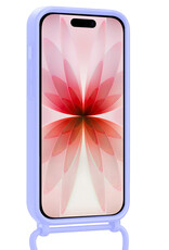NoXx NoXx iPhone 17 Hoesje met Koord Met Screenprotector - Lila