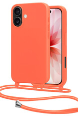 NoXx NoXx iPhone 17 Hoesje met Koord - Papaya