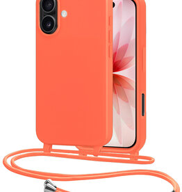 NoXx NoXx iPhone 17 Hoesje met Koord - Papaya