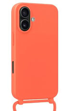 NoXx NoXx iPhone 17 Hoesje met Koord Met Screenprotector - Papaya