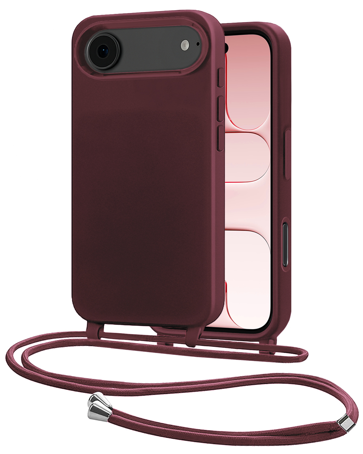 NoXx NoXx iPhone Air Hoesje met Koord - Aubergine