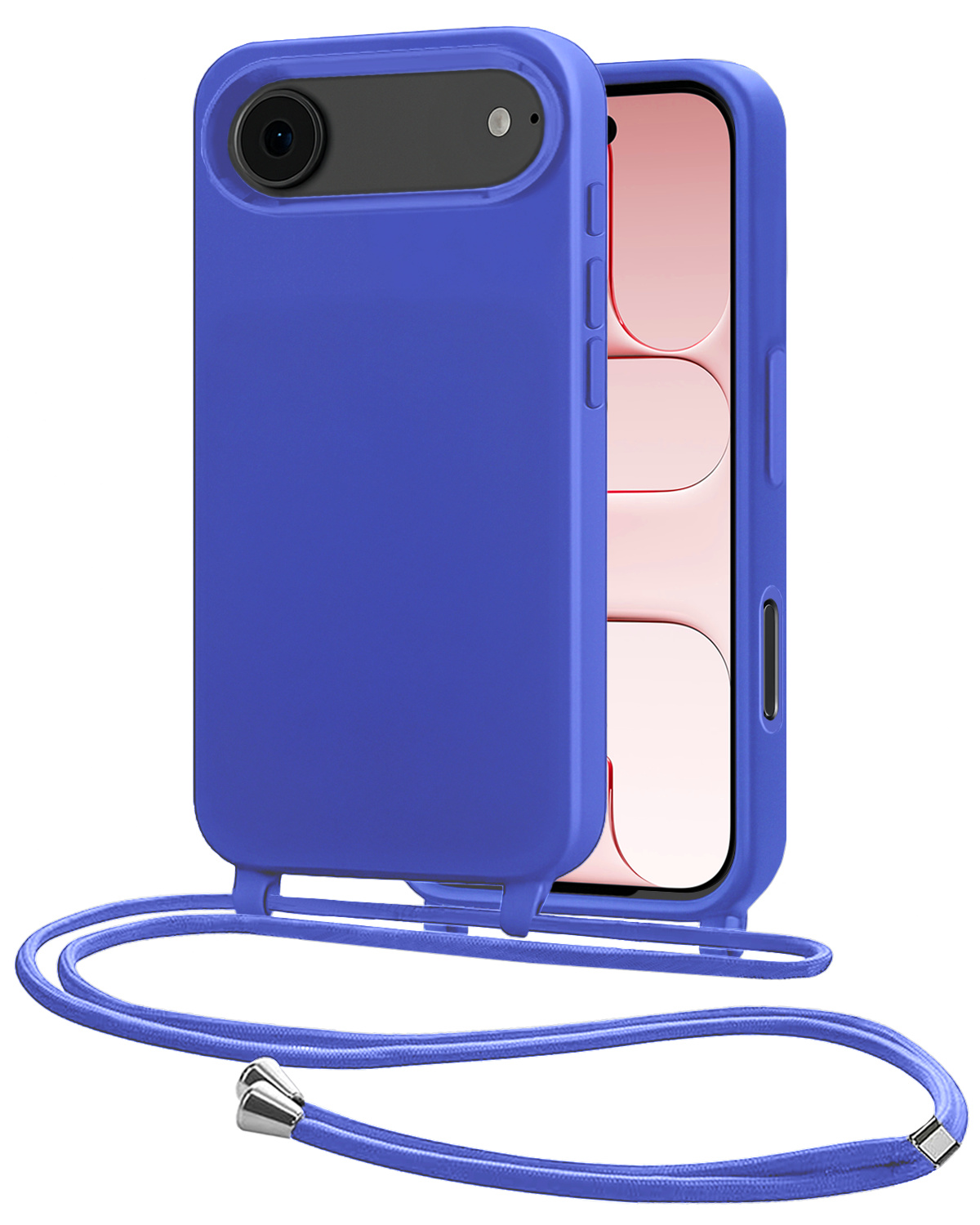 NoXx NoXx iPhone Air Hoesje met Koord - Fel Blauw