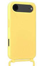NoXx NoXx iPhone Air Hoesje met Koord Met Screenprotector - Geel