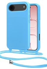 NoXx NoXx iPhone Air Hoesje met Koord - Lichtblauw