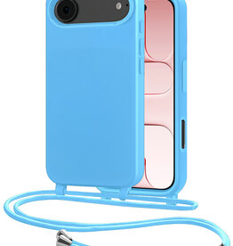 NoXx NoXx iPhone Air Hoesje met Koord - Lichtblauw