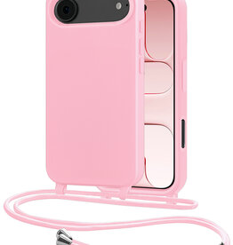 NoXx NoXx iPhone Air Hoesje met Koord - Lichtroze