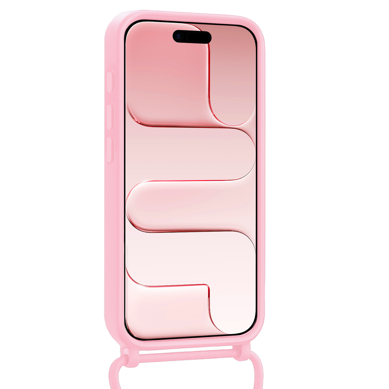 NoXx NoXx iPhone Air Hoesje met Koord - Lichtroze