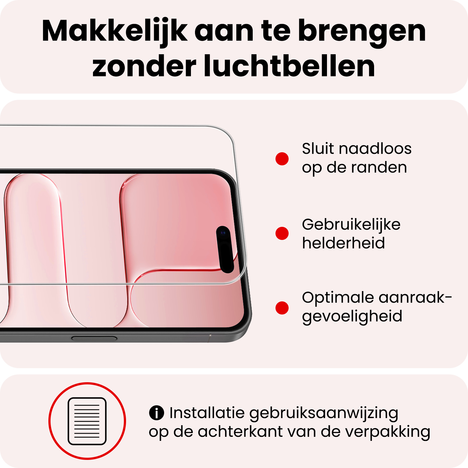 NoXx NoXx iPhone Air Hoesje met Koord Met Screenprotector - Lila
