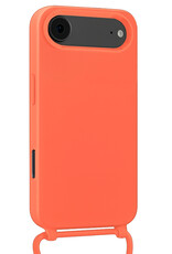 NoXx NoXx iPhone Air Hoesje met Koord Met Screenprotector - Papaya