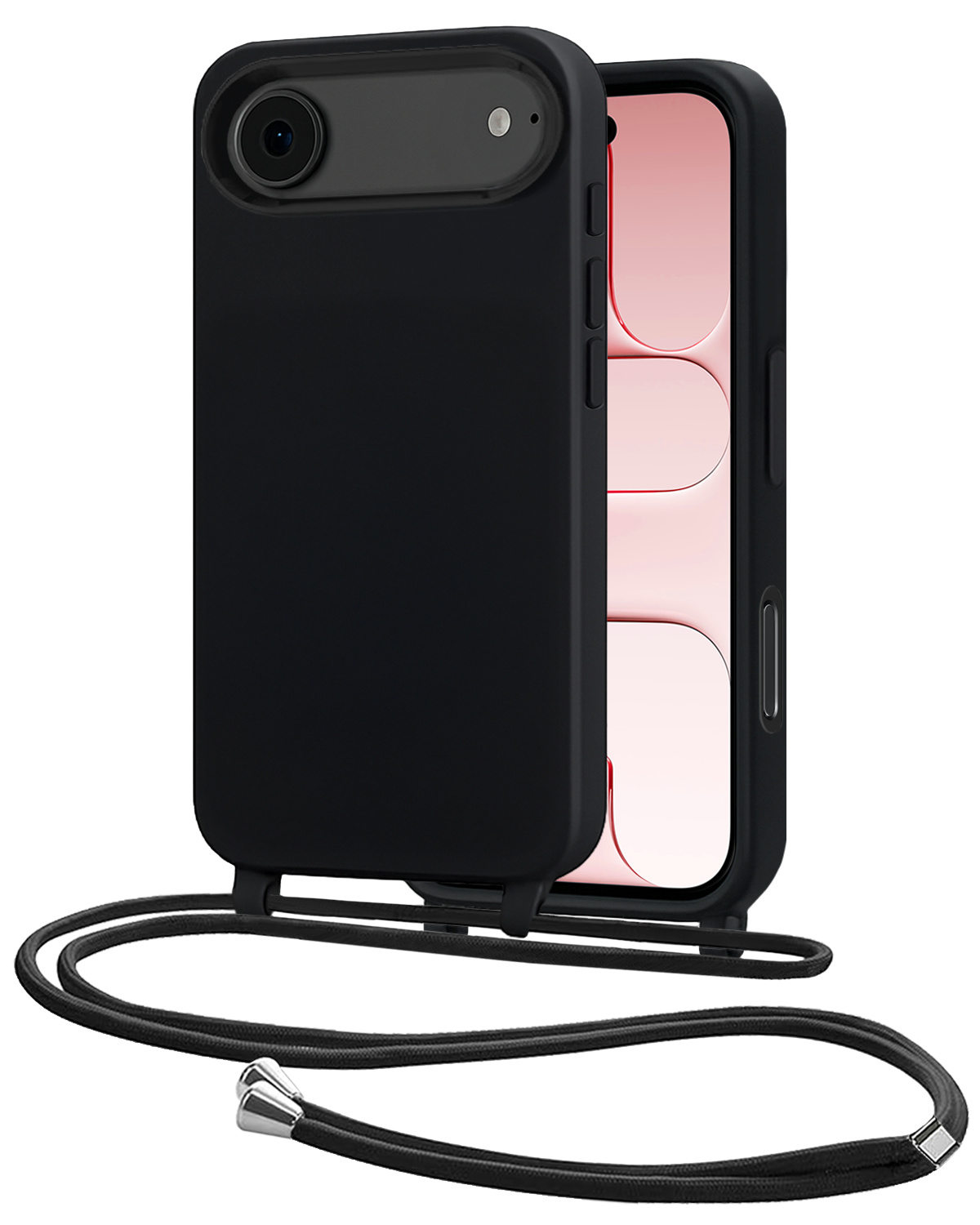 NoXx NoXx iPhone Air Hoesje met Koord - Zwart
