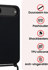 NoXx NoXx iPhone Air Hoesje met Koord - Zwart