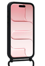NoXx NoXx iPhone Air Hoesje met Koord Met Screenprotector - Zwart