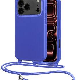 NoXx NoXx iPhone 17 Pro Hoesje met Koord - Fel Blauw