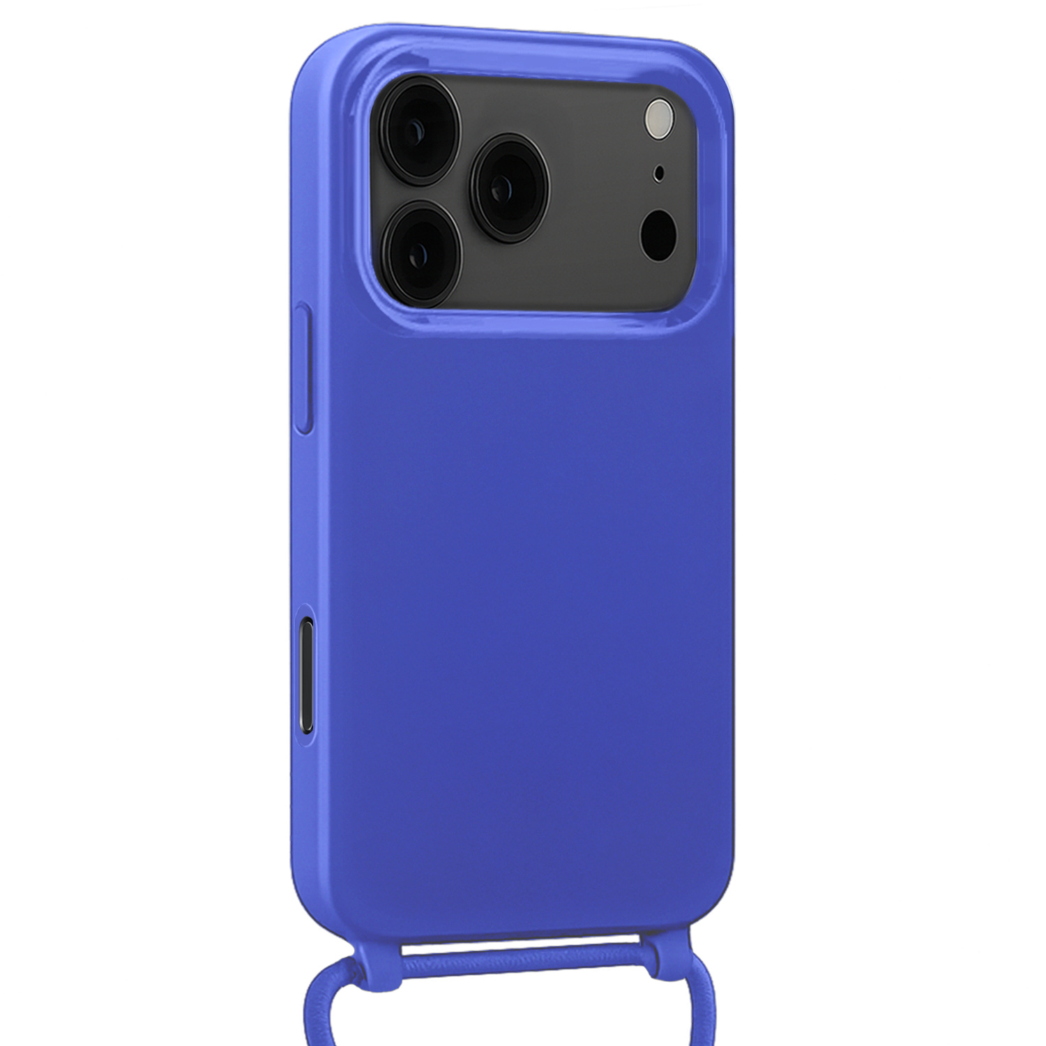 NoXx NoXx iPhone 17 Pro Hoesje met Koord - Fel Blauw