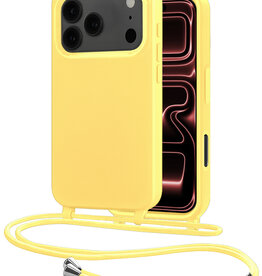 NoXx NoXx iPhone 17 Pro Hoesje met Koord - Geel