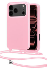 NoXx NoXx iPhone 17 Pro Hoesje met Koord - Lichtroze